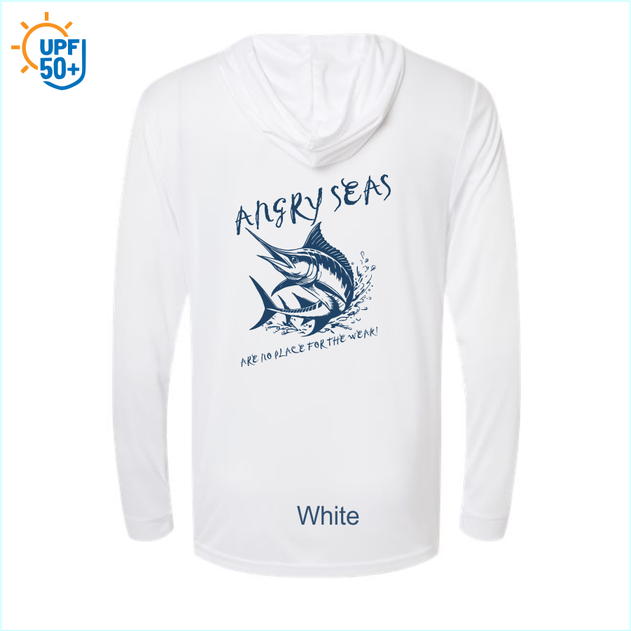 Angry Seas Unisex Bahama Performance Hooded Long Sleeve T-Shirt - 220