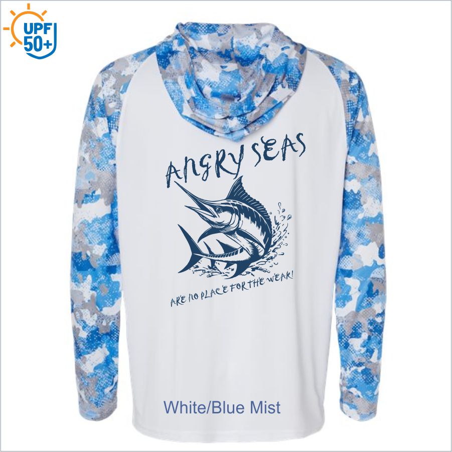 Angry Seas Unisex Tortuga Extreme Performance Hooded T-Shirt - 240
