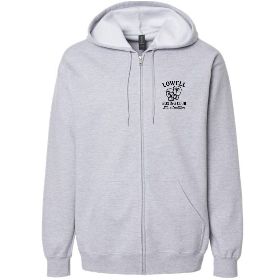 Softstyle® Midweight Fleece Full-Zip Hooded Sweatshirt
