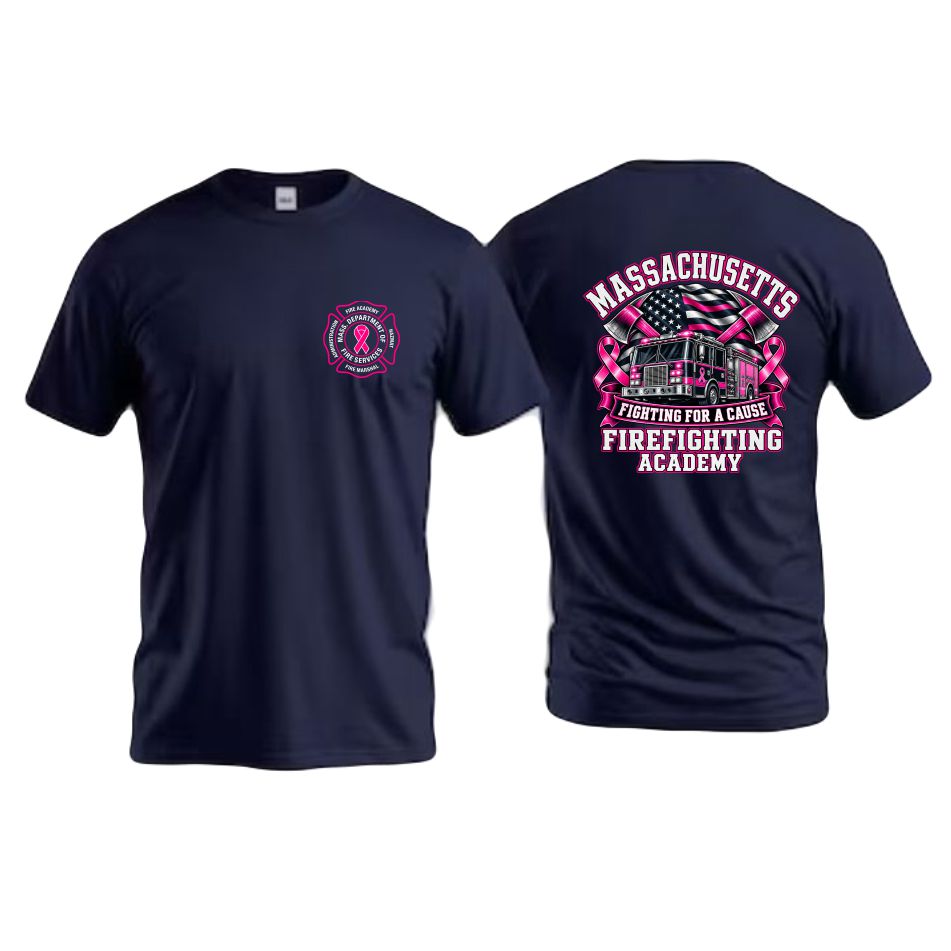 Fire Truck Breast Cancer T-Shirt (Copy)