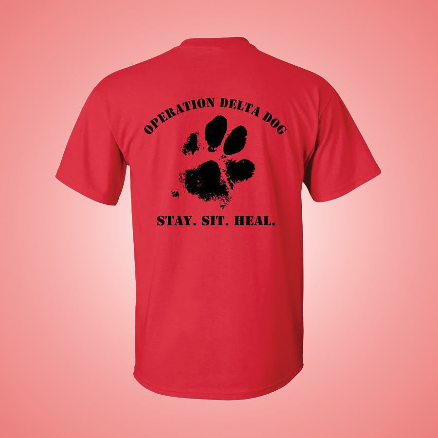 Operation Delta Dog Muddy Paw T-Shirt
