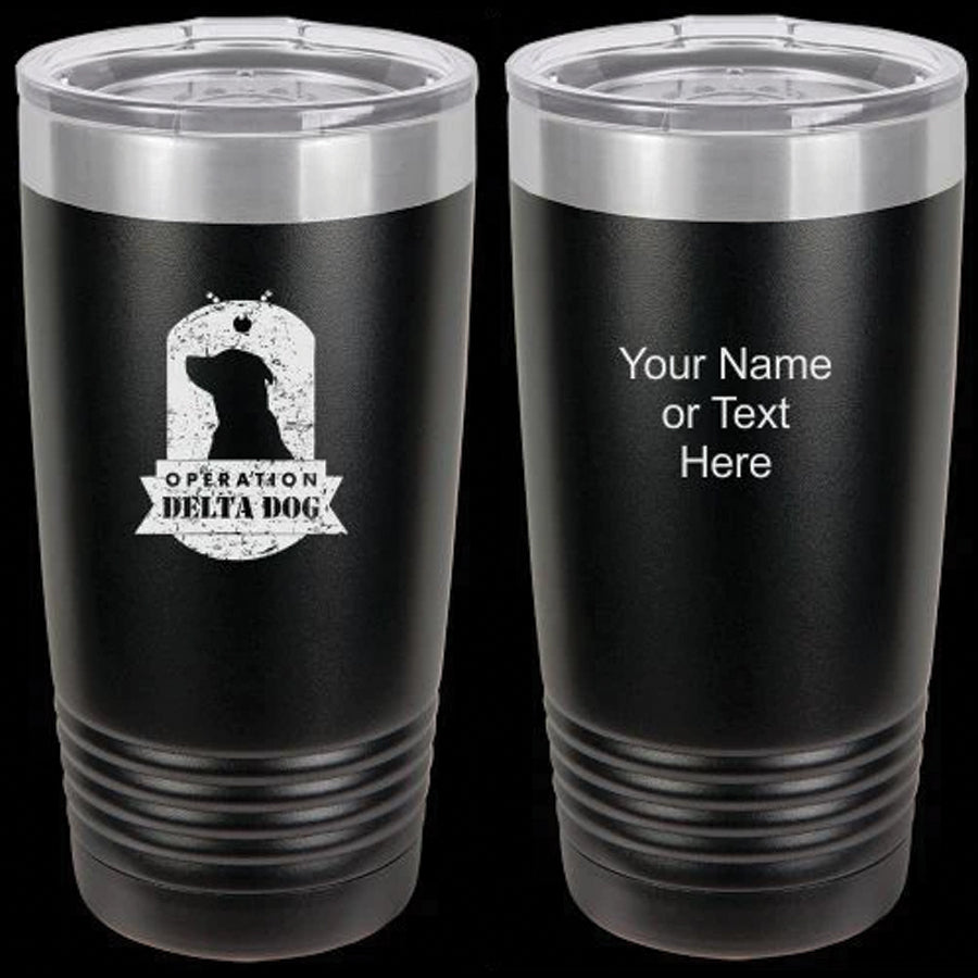 Operation Delta Dog 20oz Personalized Vacuum Insulated Tumbler