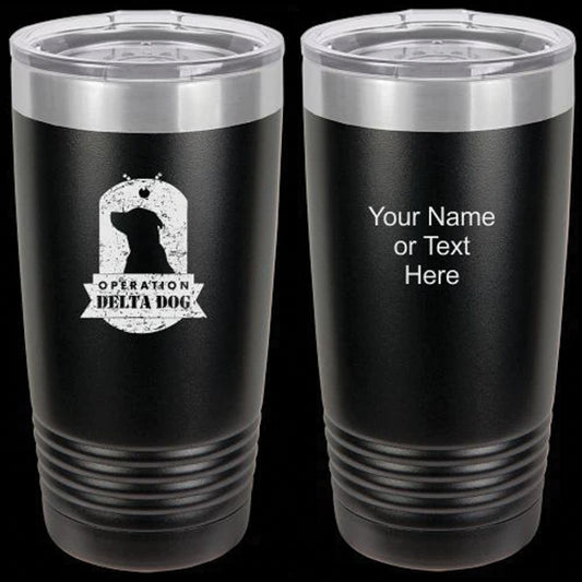 Operation Delta Dog 20oz Personalized Vacuum Insulated Tumbler