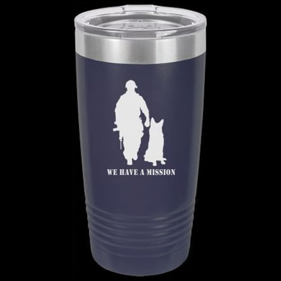 Operation Delta Dog 20oz Personalized Vacuum Insulated Tumbler
