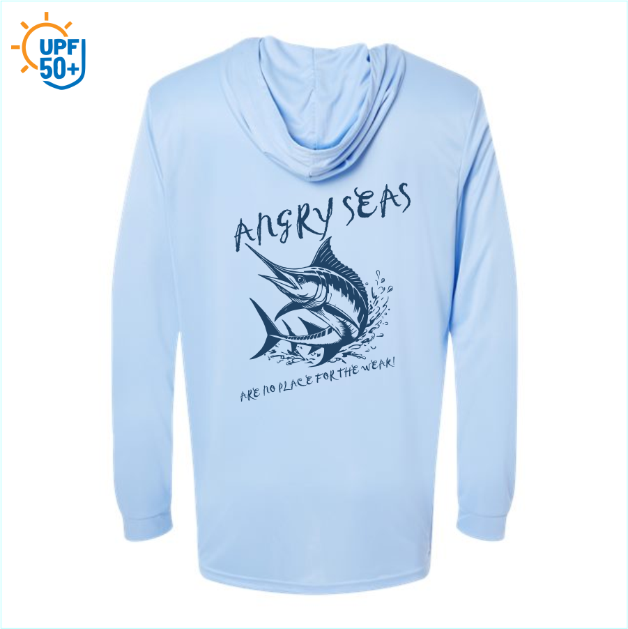 Angry Seas Unisex Bahama Performance Hooded Long Sleeve T-Shirt - 220