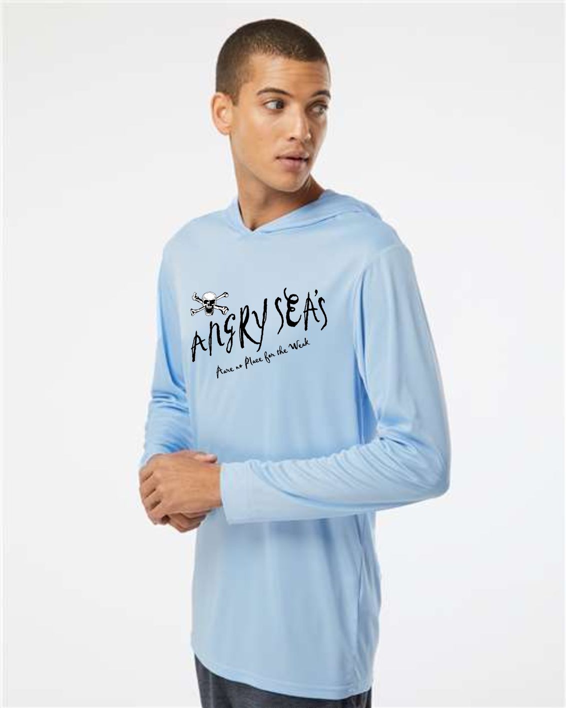Angry Seas Bahama Performance Hooded Long Sleeve T-Shirt