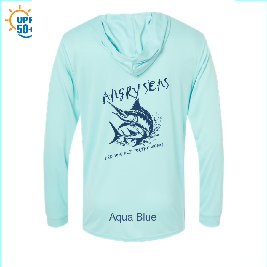Angry Seas Unisex Bahama Performance Hooded Long Sleeve T-Shirt - 220