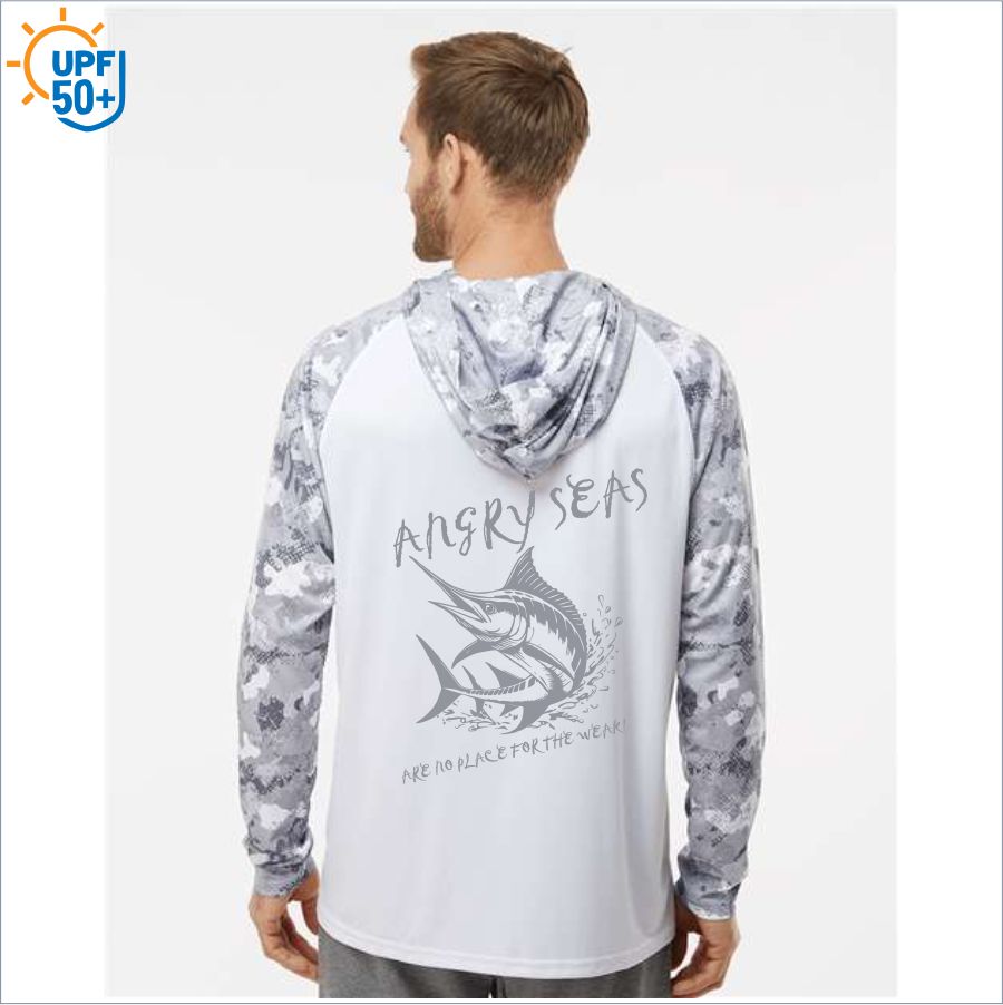 Angry Seas Unisex Tortuga Extreme Performance Hooded T-Shirt - 240