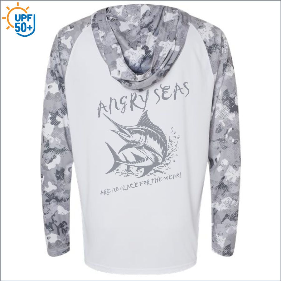 Angry Seas Unisex Tortuga Extreme Performance Hooded T-Shirt - 240