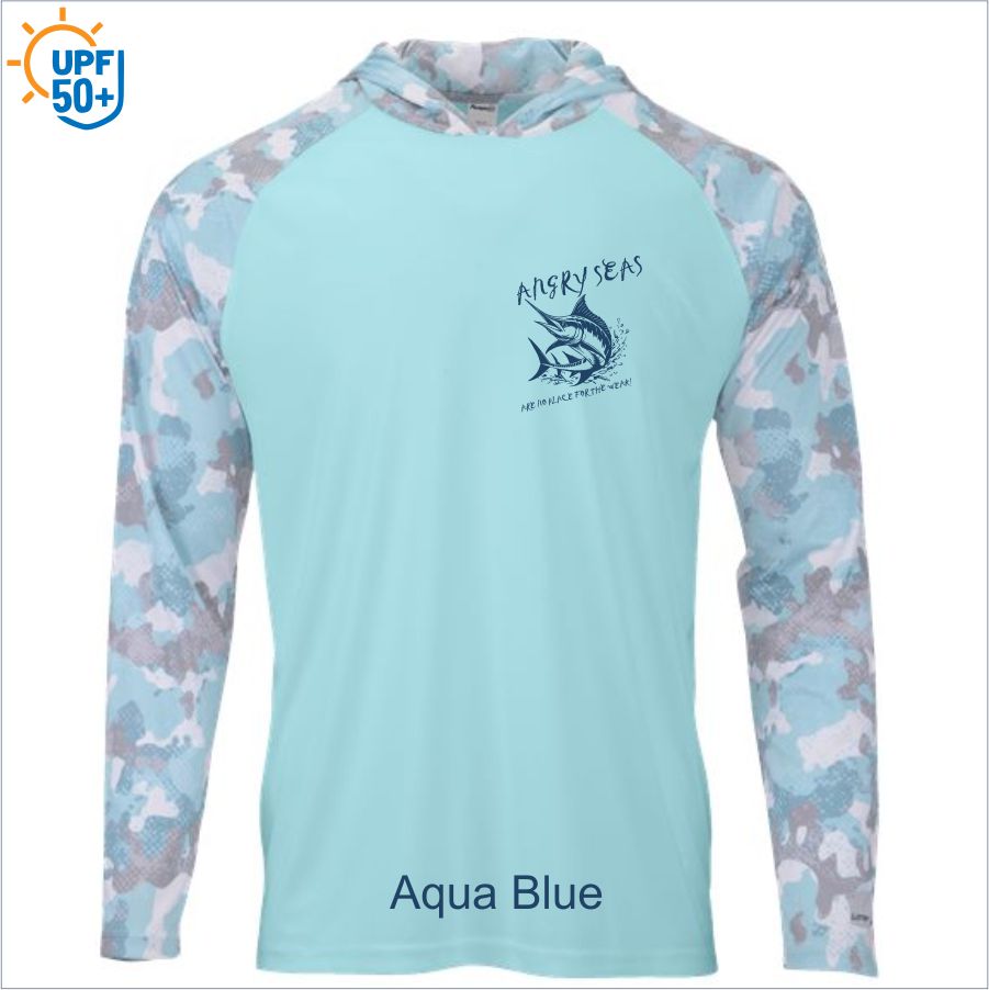 Angry Seas Unisex Tortuga Extreme Performance Hooded T-Shirt - 240
