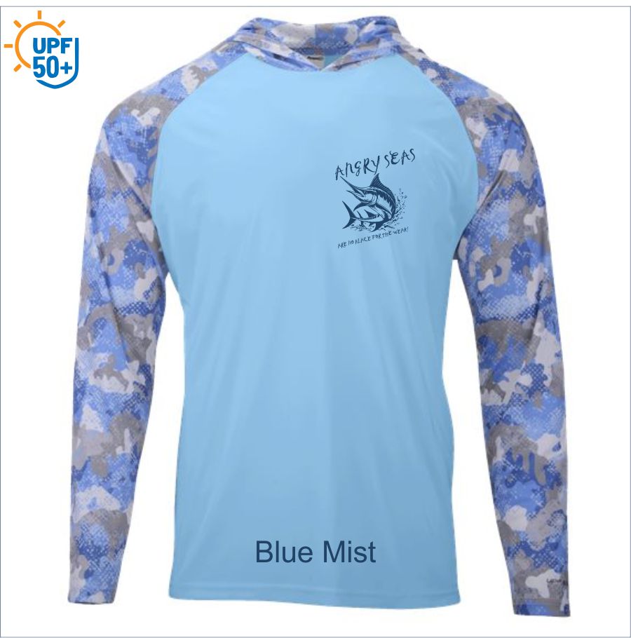 Angry Seas Unisex Tortuga Extreme Performance Hooded T-Shirt - 240