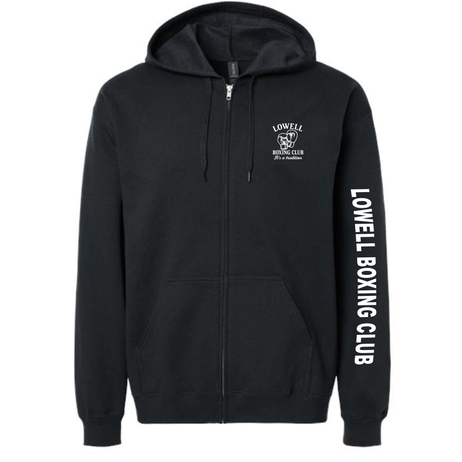 Softstyle® Midweight Fleece Full-Zip Hooded Sweatshirt