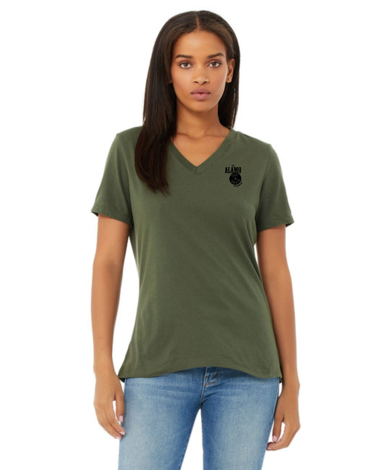 Bella Relaxed V-Neck Jersey Mariano Group