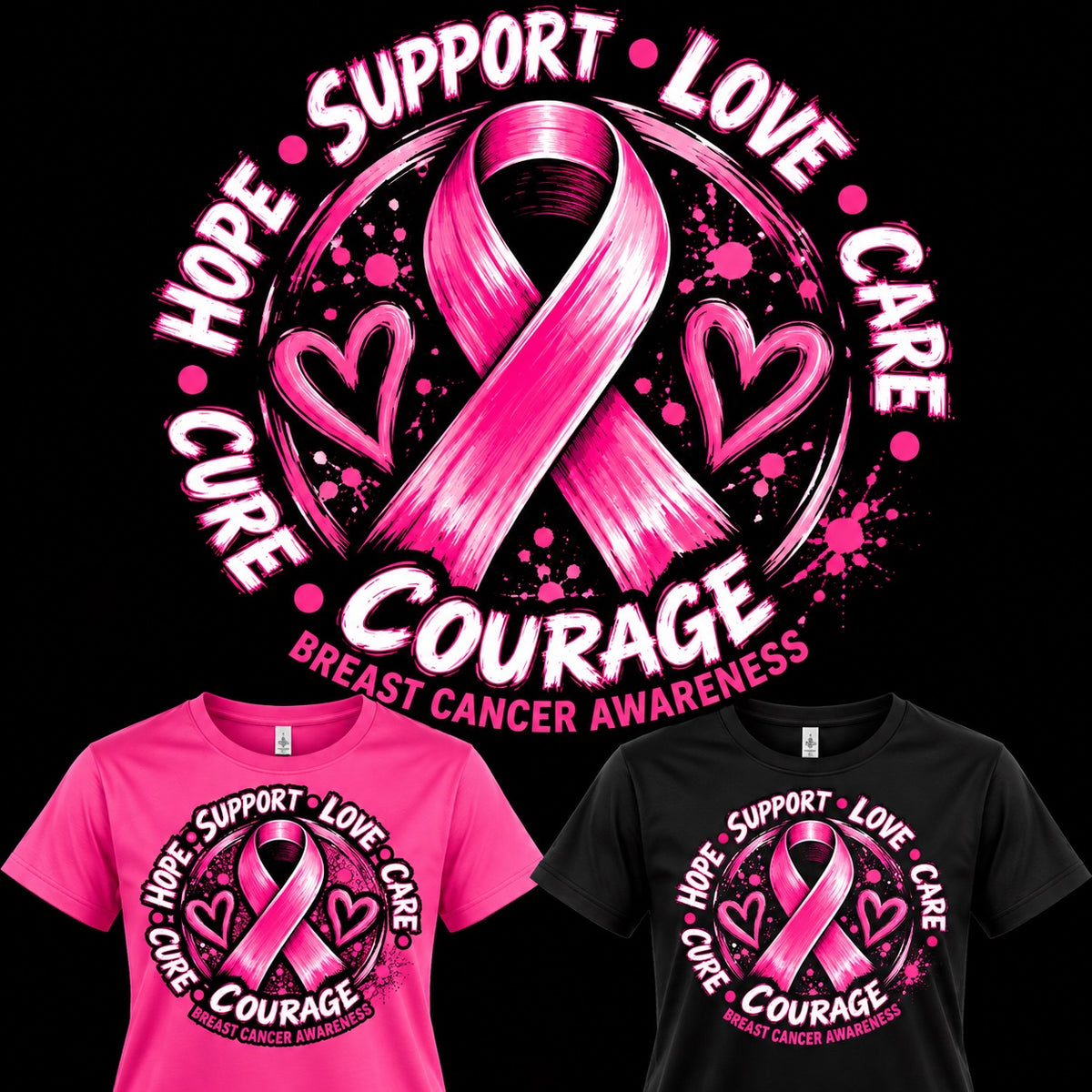 Courage Breast Cancer T-Shirt