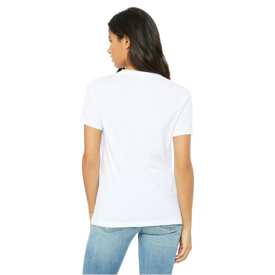 Ladies Bella USA Eagle V-Neck