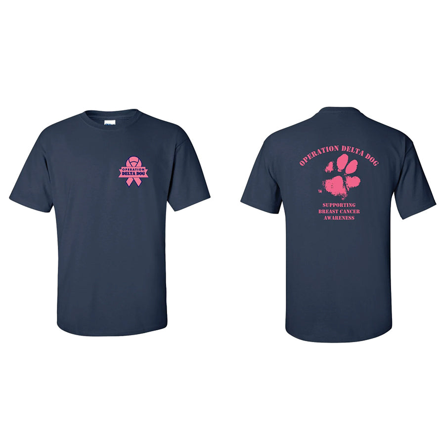 Operation Delta Dog OPDD Breast Cancer Awareness T-Shirt