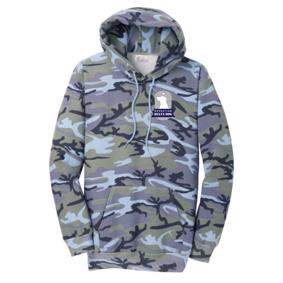 Camo Port & Company® Core Fleece Pullover Hooded Sweatshirt