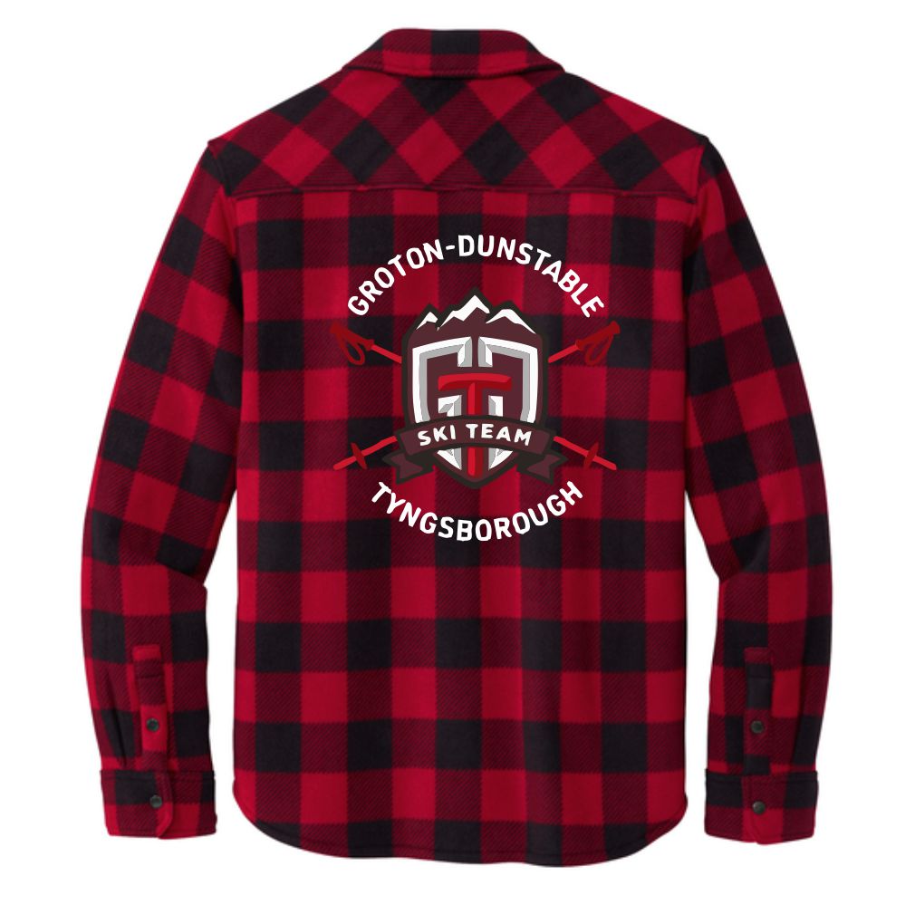 Groton Dunstable - Tynsgborough Ski Team Eddie Bauer Woodland Shirt Jacket