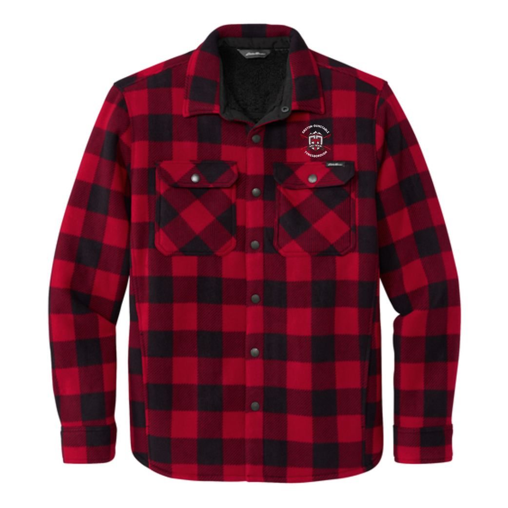 Groton Dunstable - Tynsgborough Ski Team Eddie Bauer Woodland Shirt Jacket