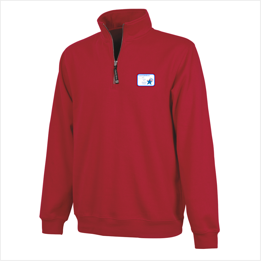 CMMRC Charles River Crosswind 1/4 Zip Athletic Grey