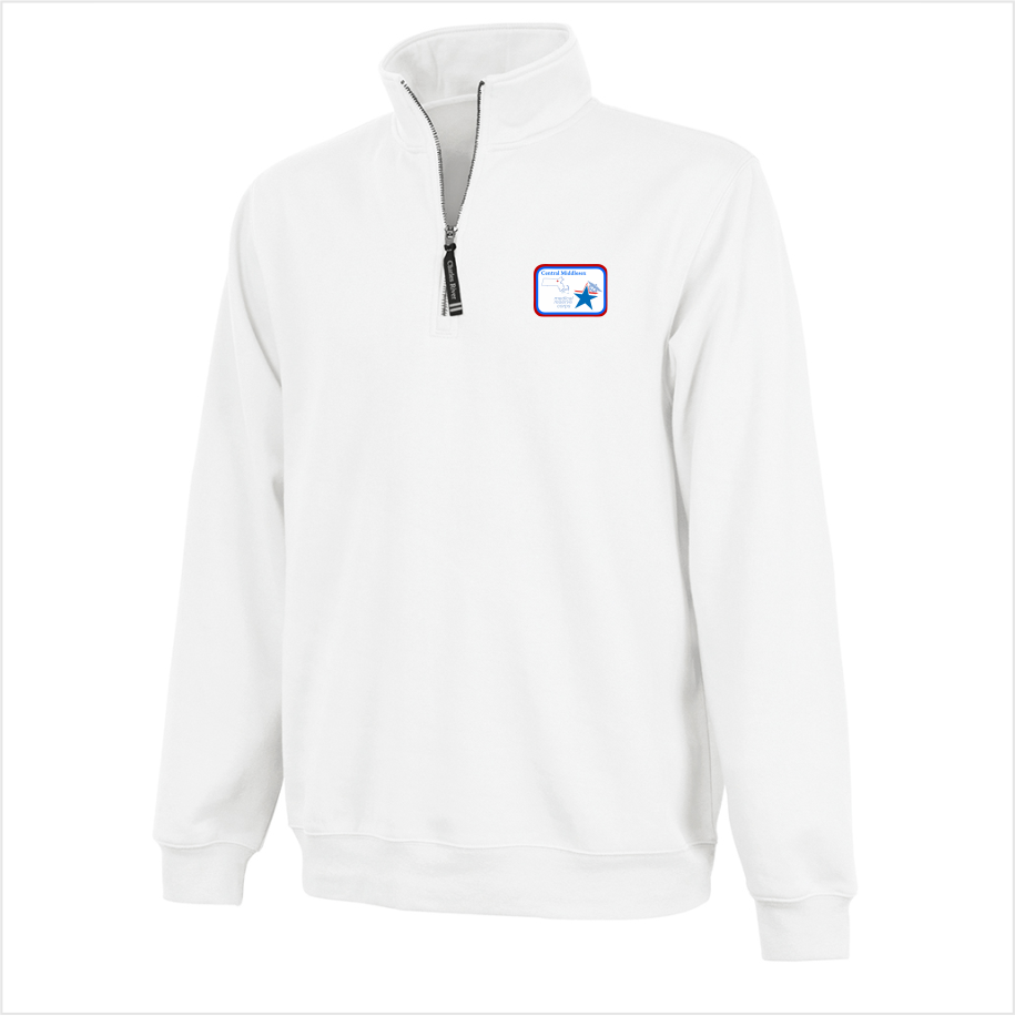 CMMRC Charles River Crosswind 1/4 Zip Athletic Grey