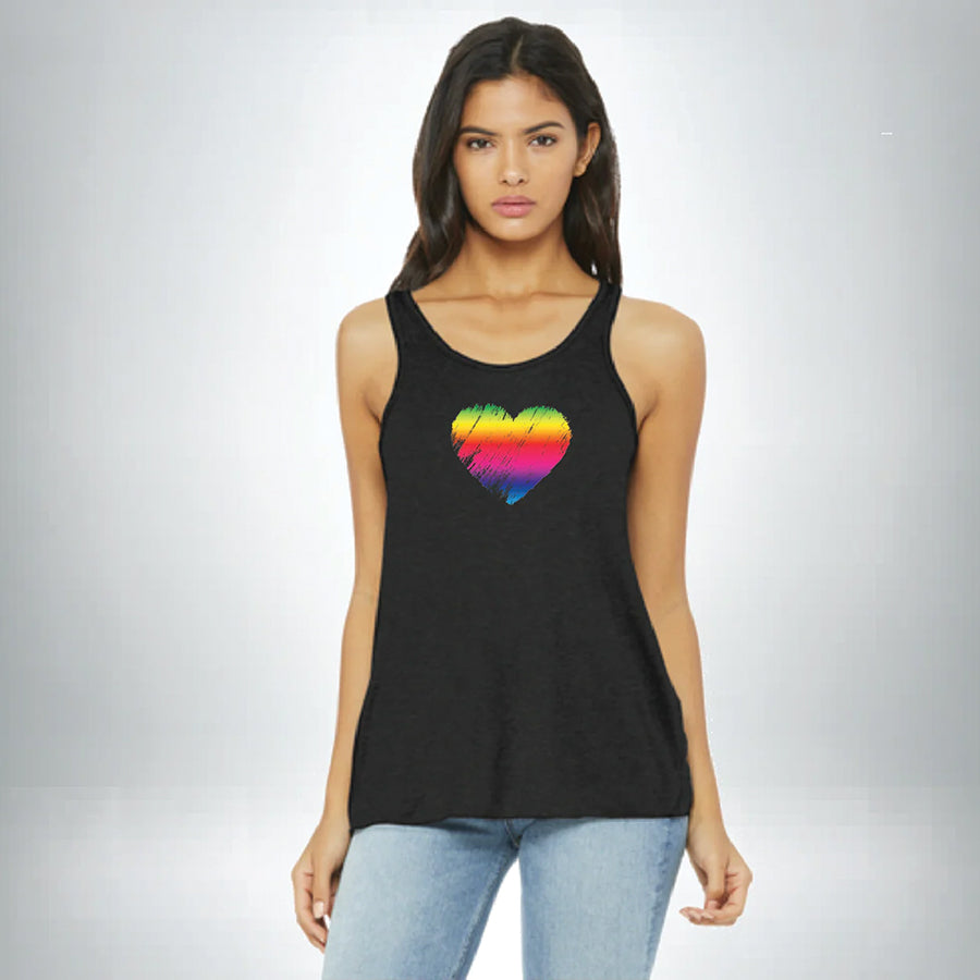 Operation Delta Dog Ladies Pride Heart Tank