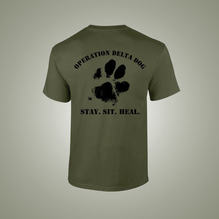 Operation Delta Dog Muddy Paw T-Shirt