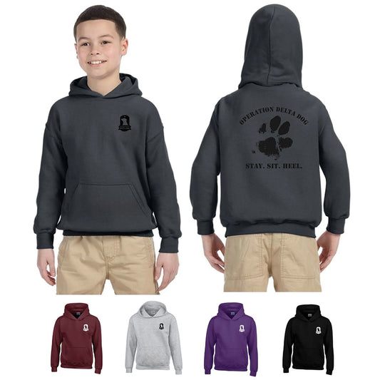 Operation Delta Dog Muddy Paw Hoodie (Youth)