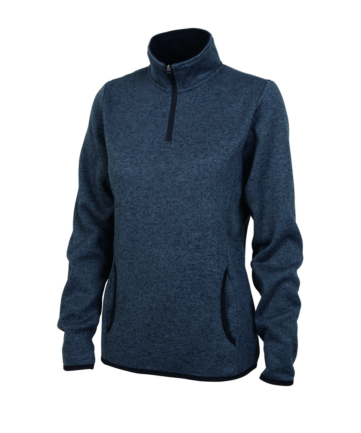 Ladies Heathered Fleece Pullover / Charles River 5312