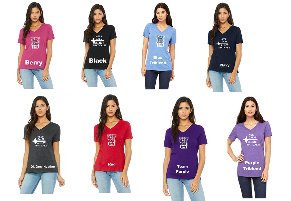 Bella Relaxed Jersey V-Neck 6405