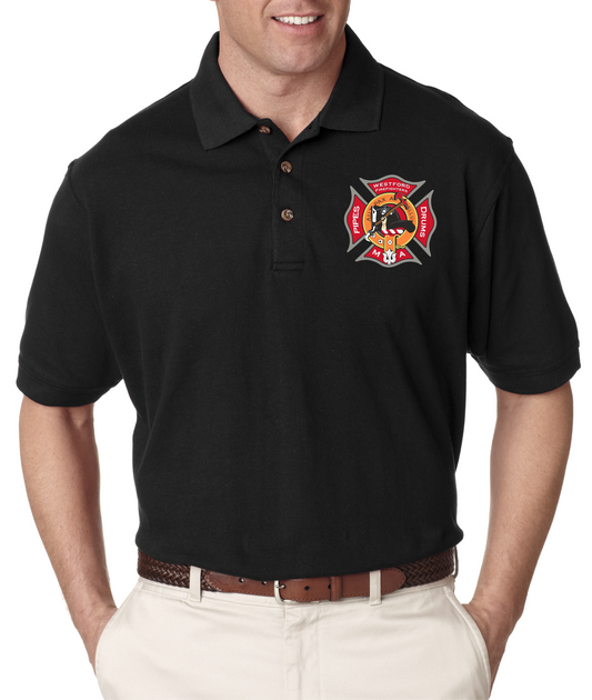 Westford Firefighters Pipe & Drum Corps Cool & Dry Mesh Piqué Wicking Polo / Ultraclub 8210