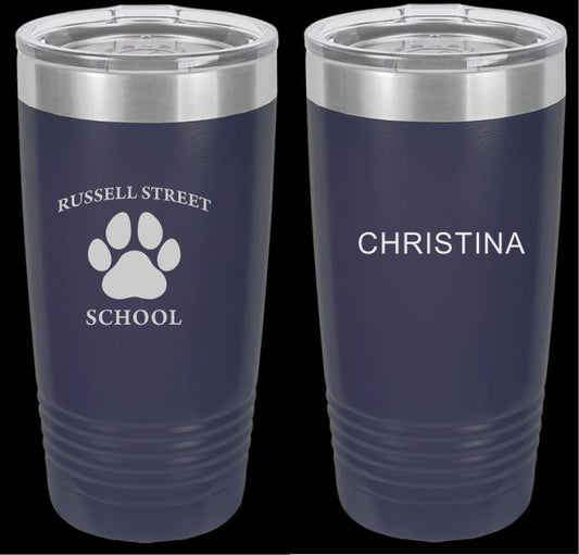20oz Personalized Tumbler Russell St